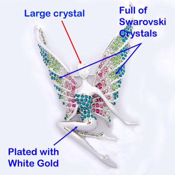 Swarovski Crystal Brooches Super Fairy